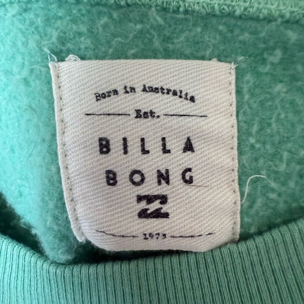 Billabong Under The Sun Green Sweatshirt - Picture 3 of 3